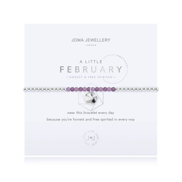 Joma Jewellery - A Little Birthstone February - Amethyst